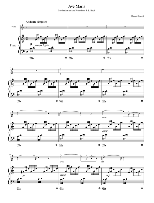 Ave Maria by Bach