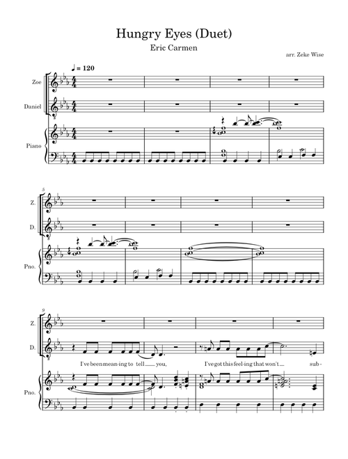 Hungry Eyes (Duet)