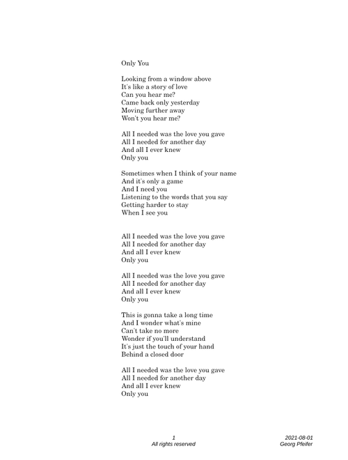 Only you - Vinc Clarke - Bassoon Quintet