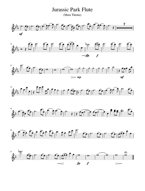 Jurassic Park Flute