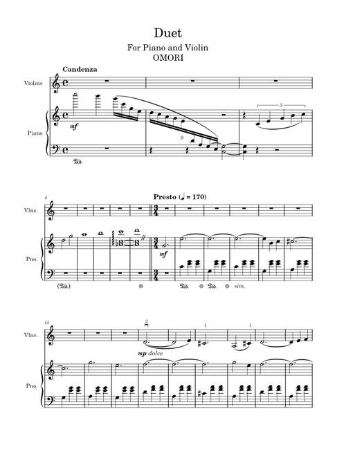 Omori Duet – Pedro Silva Final Duet – Pedro Silva - Omori