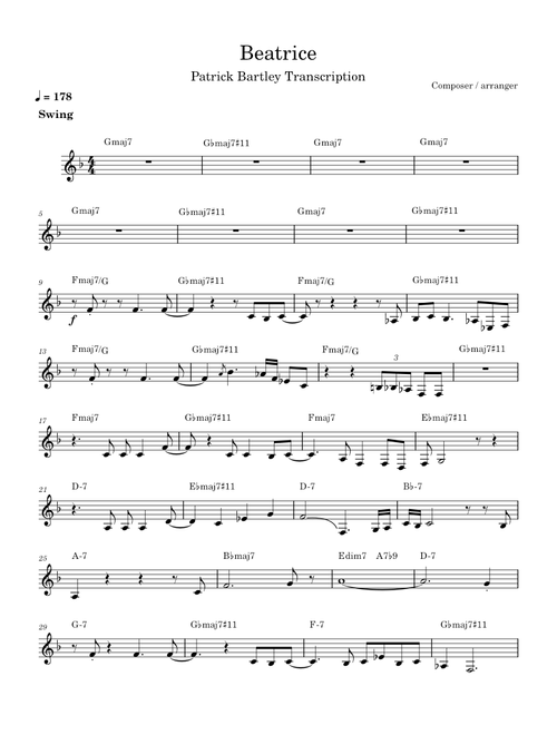 Beatrice – Sam Rivers