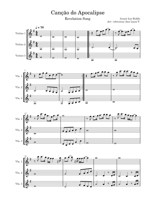 Revelation song – Jennie Lee Riddle