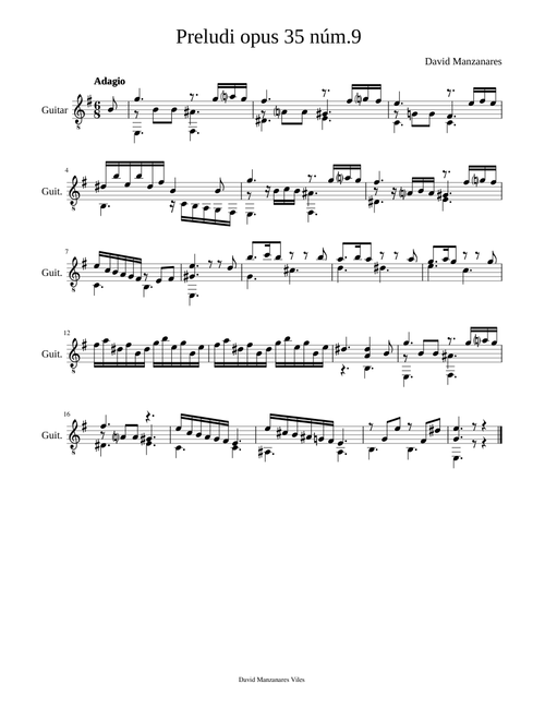 Preludi opus 35 número 9
