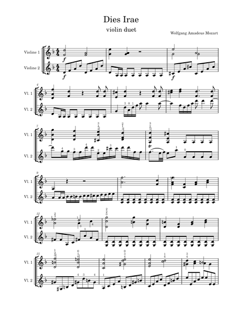 Dies Irae, KV 626 – Wolfgang Amadeus Mozart