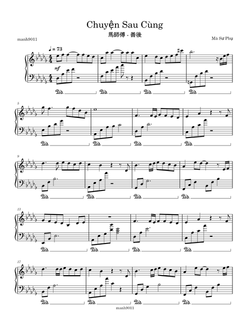 Chuyện Sau Cùng - Mã Sư Phụ (馬師傅 - 善後)
