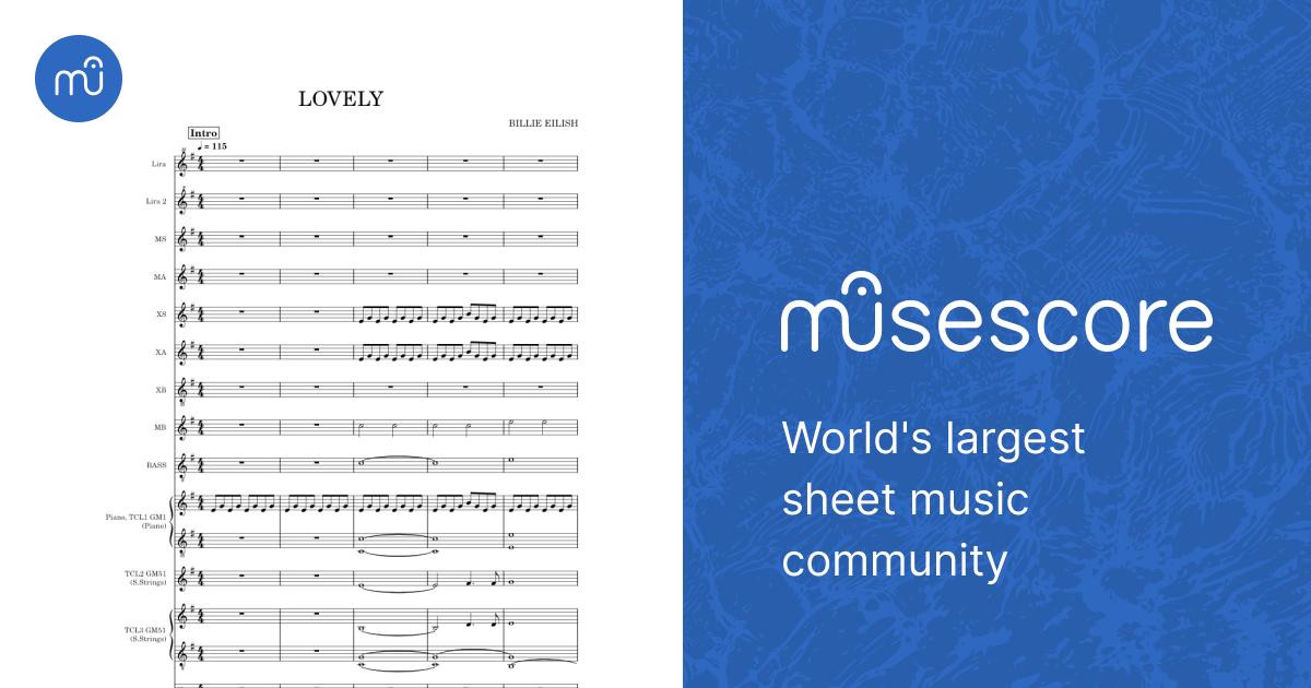 Lovely Sheet music for Glockenspiel, Drum group, Xylophone