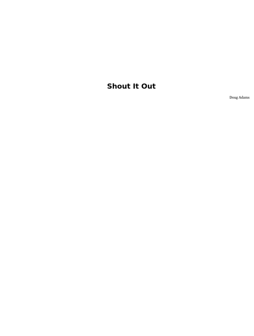 Shout It Out – Drumline Shout It Out