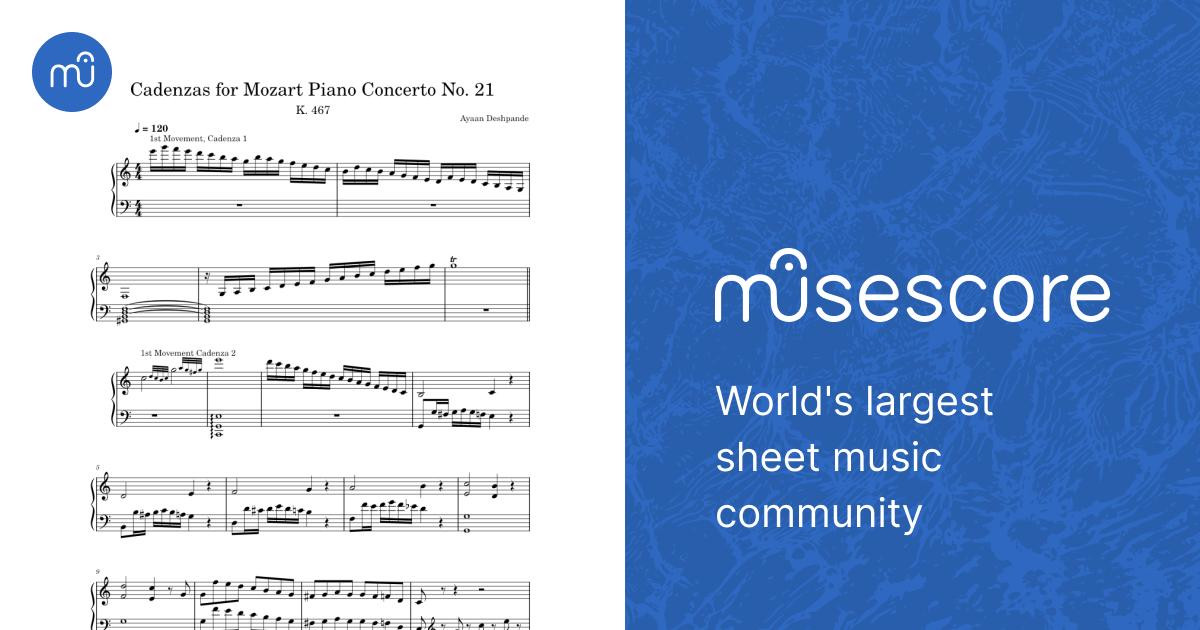 Piano Concerto No.21 in C major, K.467 – Wolfgang Amadeus Mozart