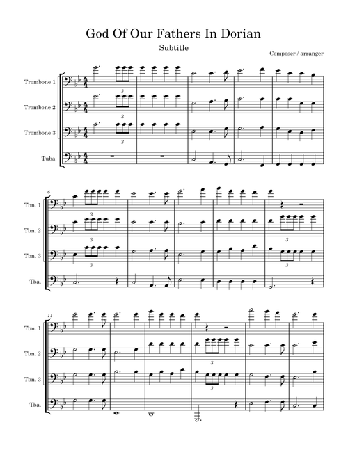 God of Our Fathers, Whose Almighty Hand – George W. Warren God Of Our Fathers