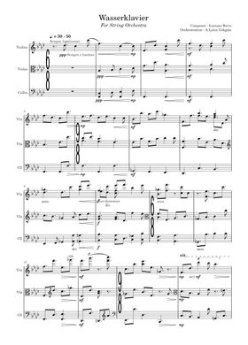 Free Luciano Berio sheet music | Download PDF or print on