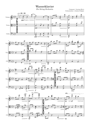 Luciano Berio Interlinea ピアノ楽譜 L. Berio - Wasserklavier Sheet Music for Piano (Solo) | MuseScore.com