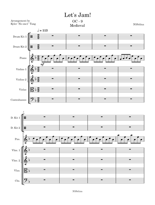 Let's Jam! OC - 9 Medieval – N3Selina