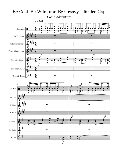 Be Cool, Be Wild, and Be Groovy ...for Icecap - Sonic Adventure (Transcription)