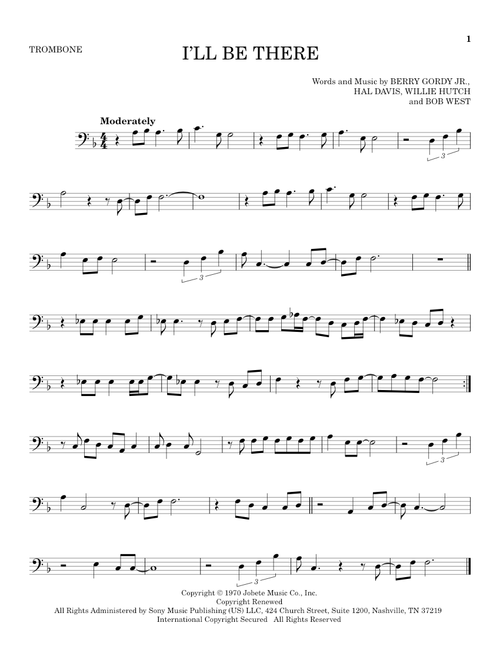 I'll Be There - The Jackson 5 (Trombone Solo)