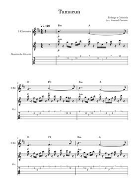 Free Rodrigo y Gabriela sheet music | Download PDF or print on