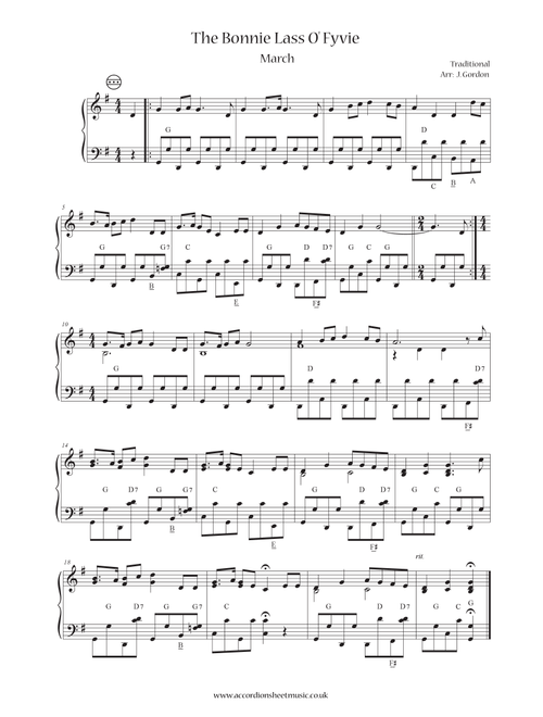 The Bonnie Lass O' Fyvie (Arr. Julia Gordon) - Traditional (Instrumental Solo)