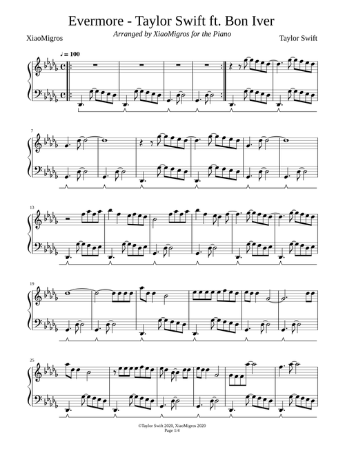Evermore - Taylor Swift (feat. Bon Iver)