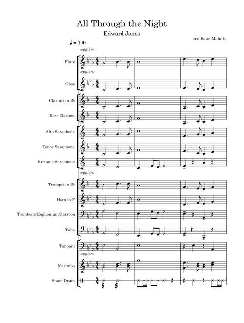 All Through The Night – Welsh Carol All Through the Night