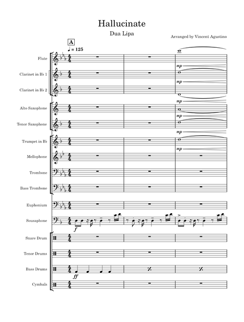 Hallucinate – Dua Lipa (Student Arrangement) Final