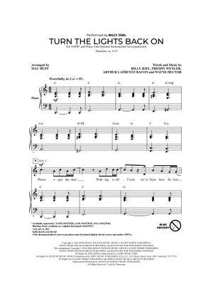 Play Official version of Turn The Lights Back On Sheet Music