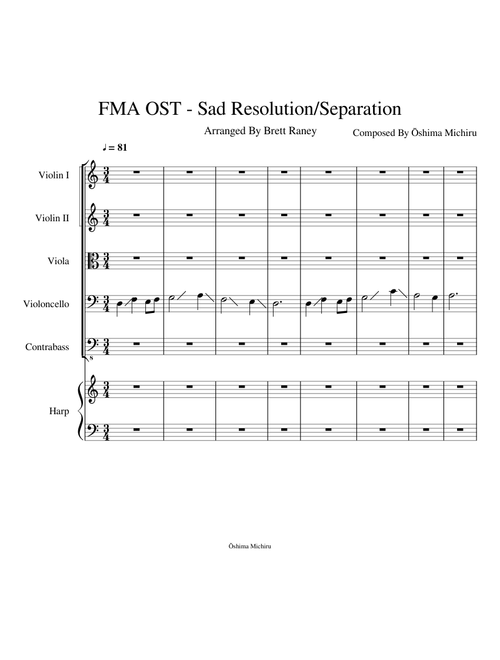 FMA - Sad Resolution (Separation)