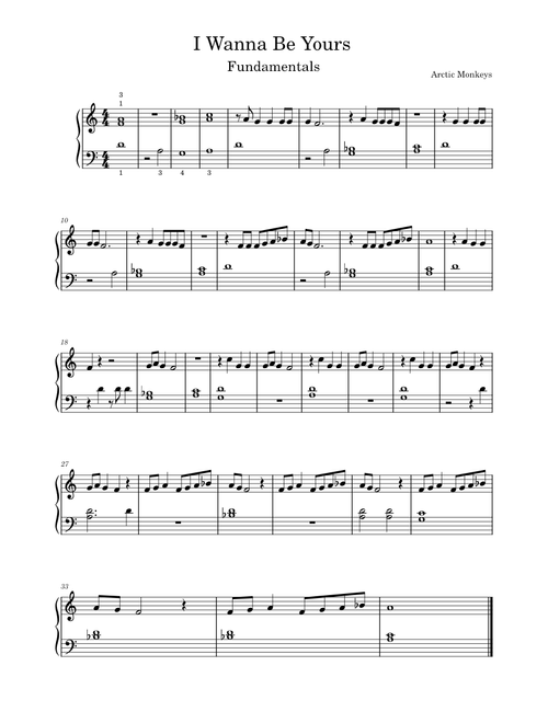 I wanna be yours – Arctic Monkeys