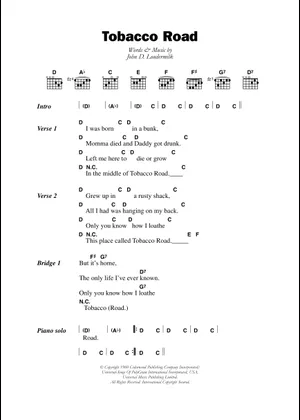 tobacco road guitar lesson Learn To Play Tobacco Road By The Nashville Teens . Guitar + Tutorial tobacco road guitar lesson Learn