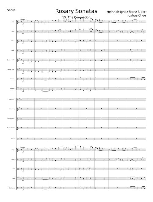 Mystery (Rosary) Sonatas - Heinrich Ignaz Franz von Biber