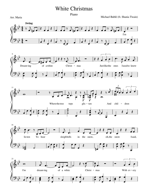 White Christmas – Michael Bublé (ft. Shania Twain)