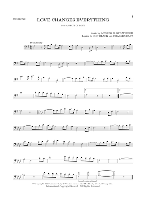 Play Official version of Love Changes Everything (from Aspects Of