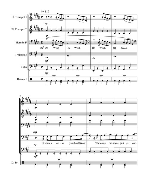 House of Memories Arranged for Brass Quintet