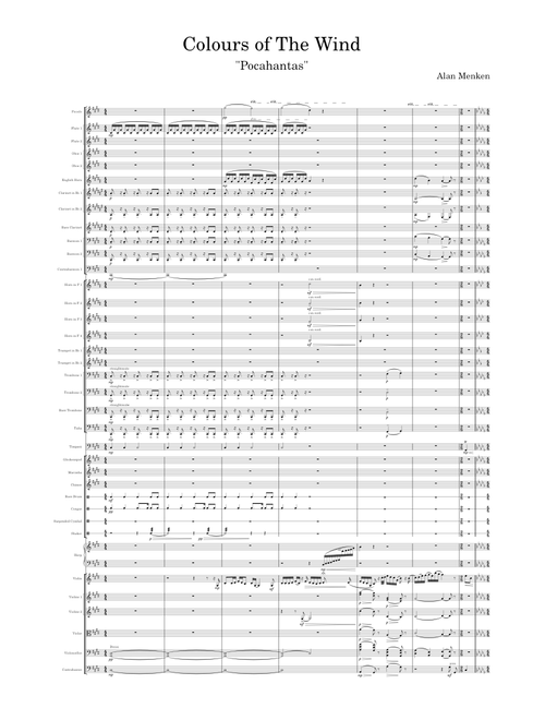 Colours of The Wind – Alan Menken