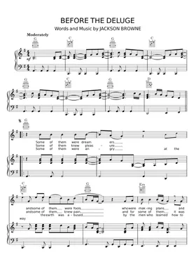 Free Jackson Browne sheet music | Download PDF or print on Free Jackson Browne sheet music | Download PDF or print on
