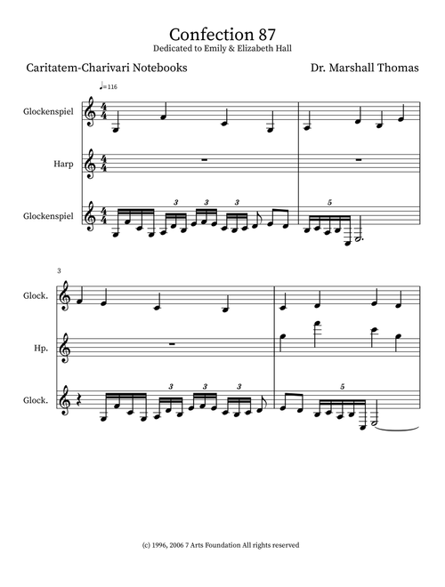 Confection 87 - Celebrity Chamber Players (Small Ensemble)