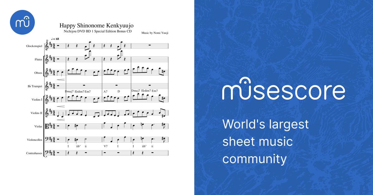 はち楽譜 龍星群 – 橋本みぎわ Sheet Music for Harp, Strings group