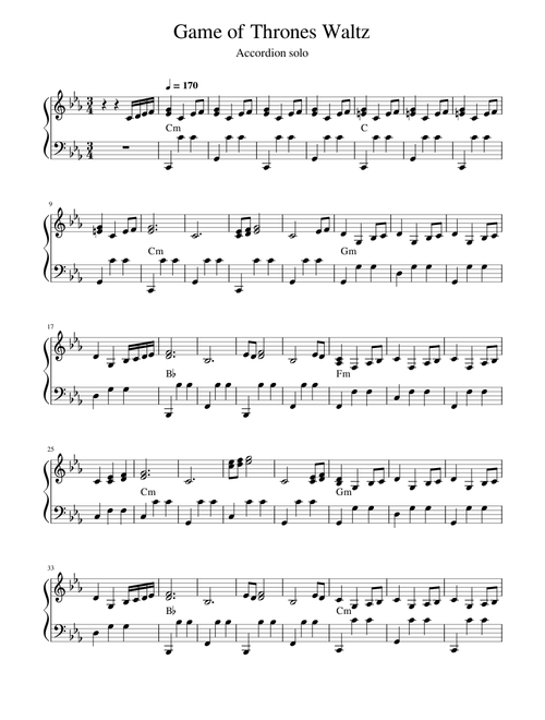 Game Of Thrones Theme (Waltz) – Ramin Djawadi