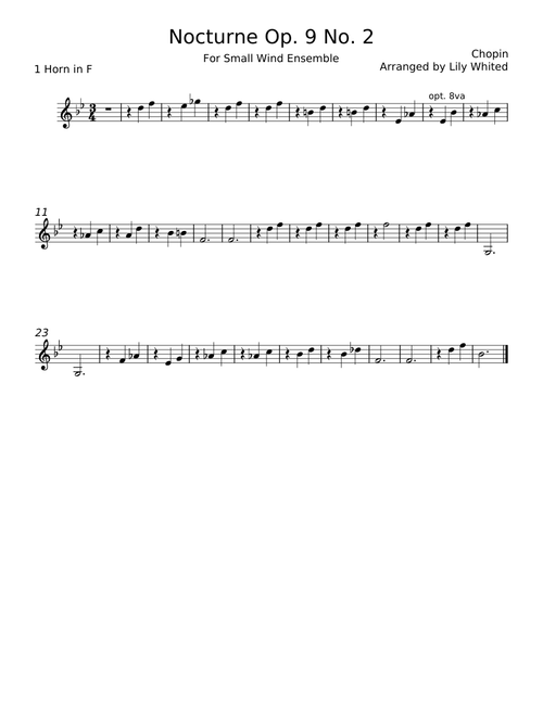 Nocturne In Eb Major, Op. 9, No. 2 - Frédéric Chopin