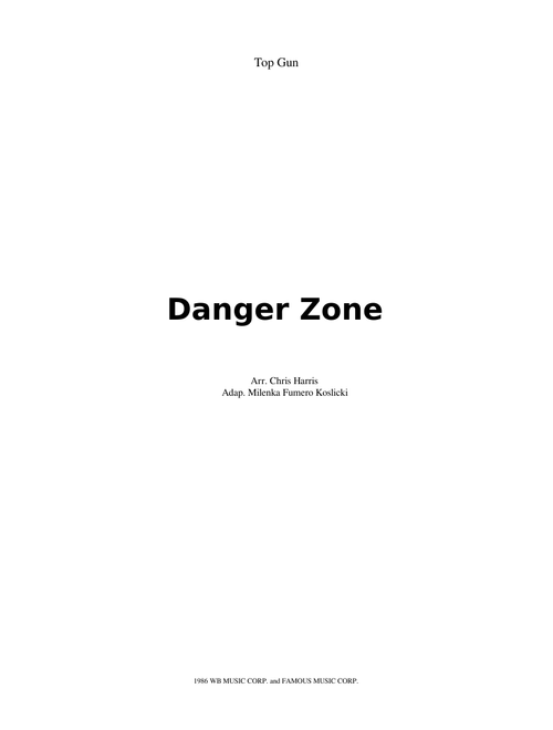 Danger zone – Top Gun