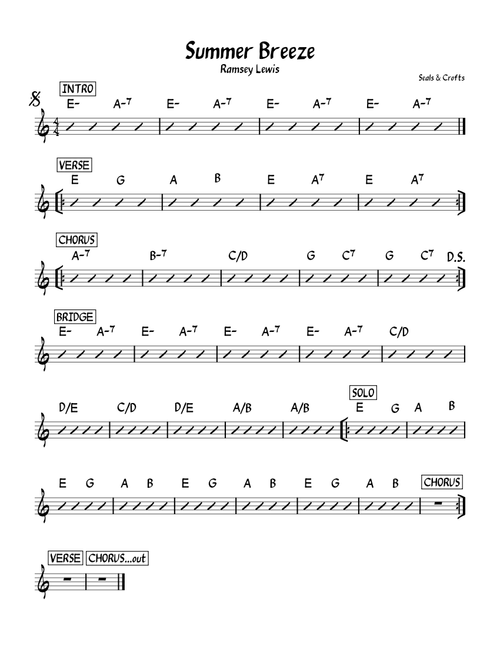 Summer breeze – Seals & Crofts - Ramsey Lewis