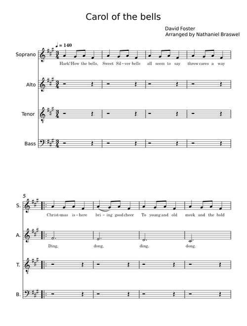 Carol of The Bells - David Foster