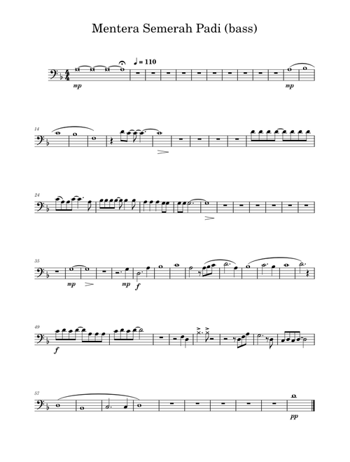 Mentera Semerah Padi  (bass)