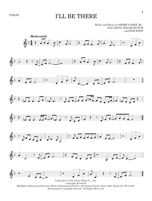 I'll Be There - The Jackson 5 (Violin Solo)