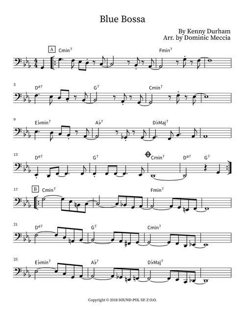 Blue Bossa (Arr. Dominic Meccia) - Szymon Wysocki (Small Ensemble)