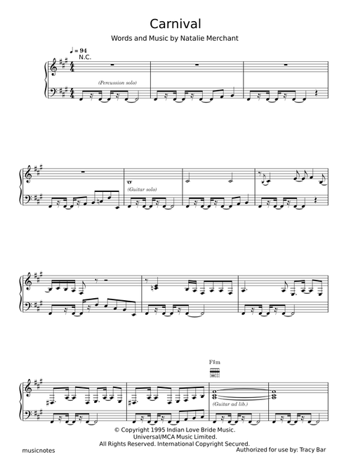 Carnival - Natalie Merchant