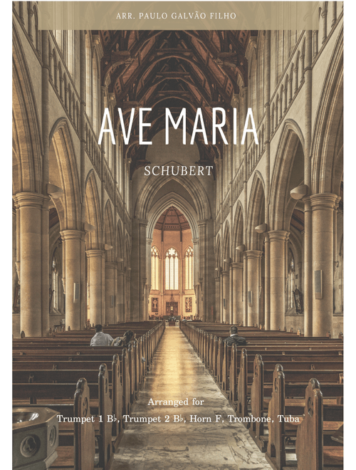 AVE MARIA - SCHUBERT â BRASS QUINTET (Arr. Paulo GalvÃ£o Filho) (Brass Ensemble)