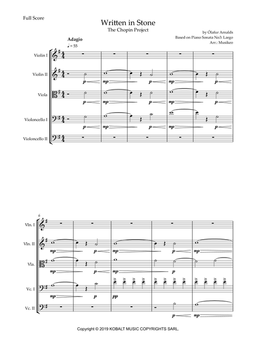 Written In Stone (Arr. Musikeo) - Various Artists (String Ensemble)