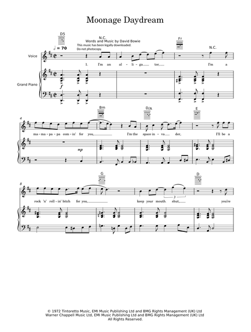 Moonage daydream - David Bowie
