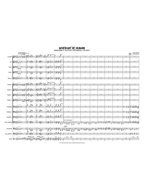 When We're Human (Arr. Danny Miller) - Randy Newman (Jazz Ensemble)