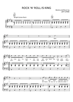 Rock N Roll Is King (Band Version) Sheet music for Piano Rock N Roll Is King (Band Version) Sheet music for Piano